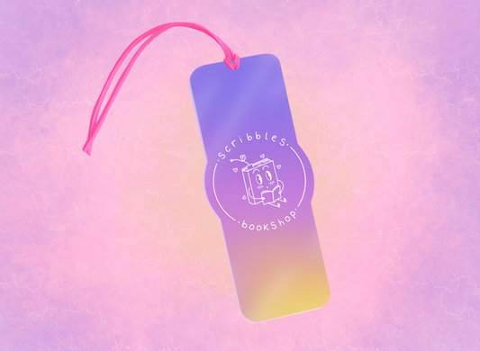 Mini Acrylic Scribbles Bookmark